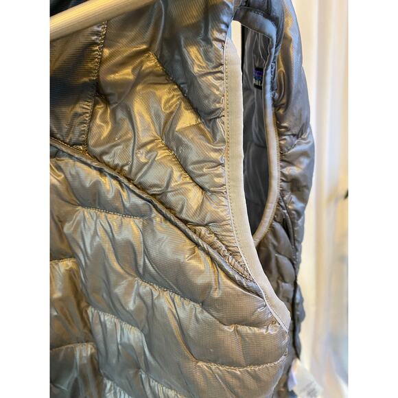 Patagonia Vest Nano Puff Insulated Packable Zip Up Silver Gray Women's Size Med - Picture 6 of 11